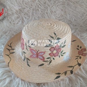 Topi Bambu Gadis Lukis